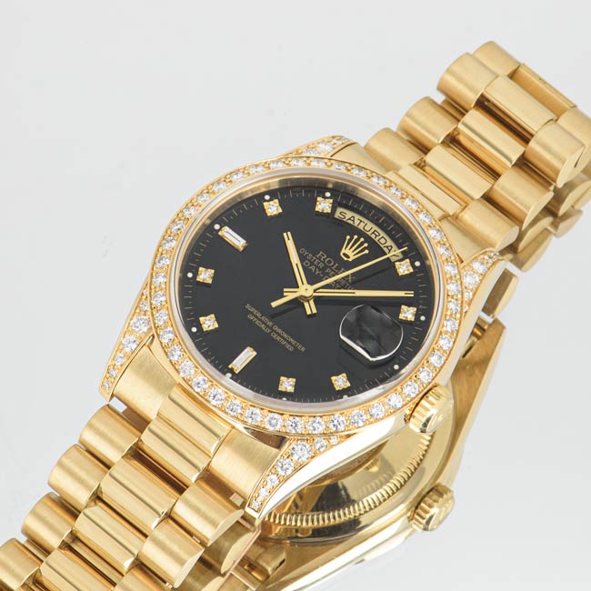 Rolex Day-Date Diamond Set 18388 | Watch Centre