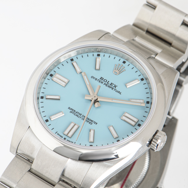 Rolex Oyster Perpetual 41 Tiffany Blue Dial 124300 | Watch Centre