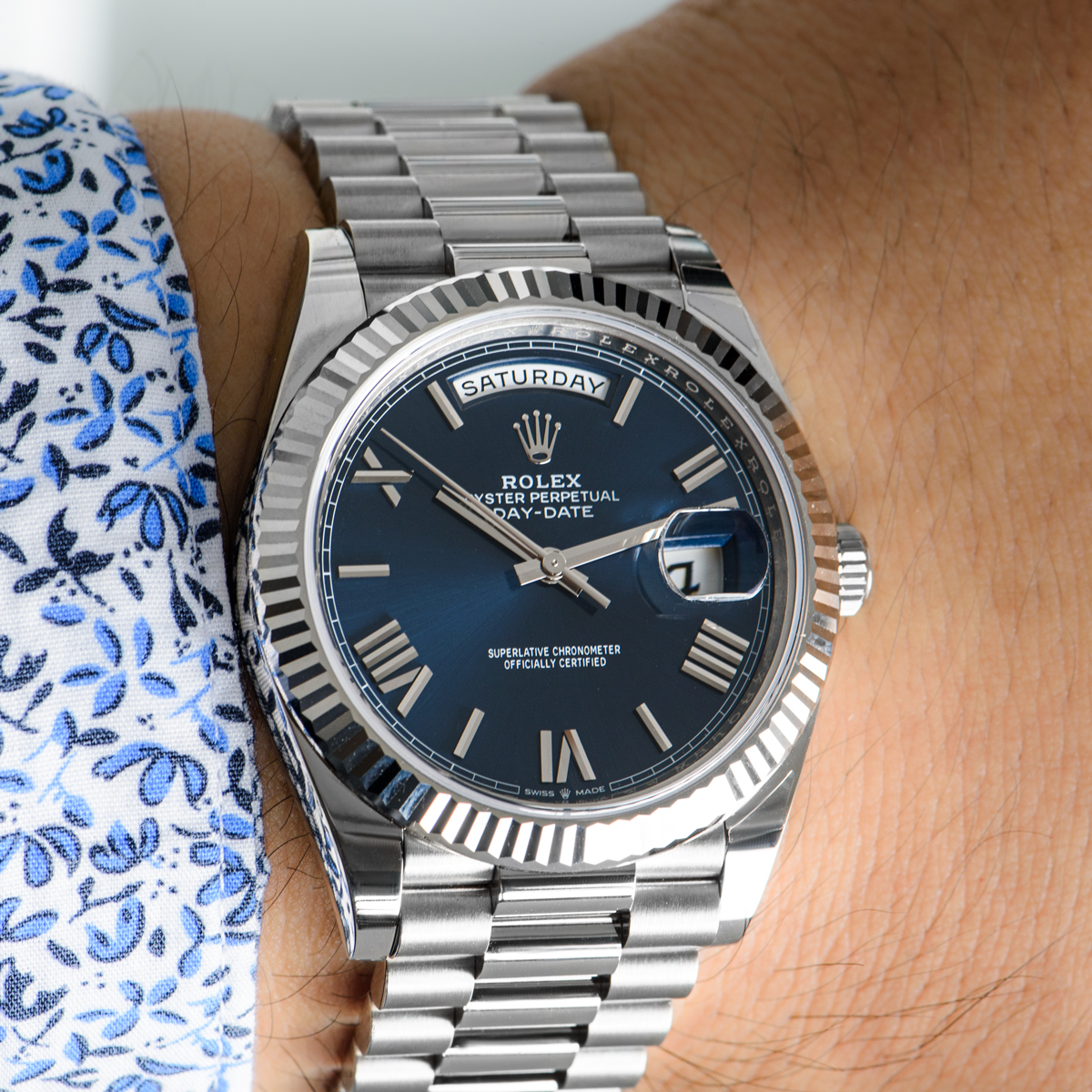 Rolex Day-Date Blue Dial 228239 | Watch Centre