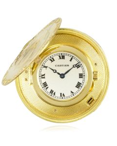 Cartier. A Rare King George VI Gold Five Pound Coin Watch. C1937