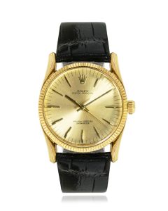 Rolex Vintage Oyster Perpetual Bombe Yellow Gold 6593