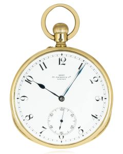 Dent. A Heavy Gold Open Face Lever Pocket Watch C1890