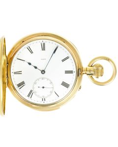 Army & Navy. A Gold Half Hunter Minute Repeater Pocket Watch C1882