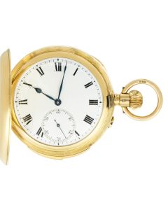 A Fine Gold Minute Repeater Full Hunter Pocket Watch C1919