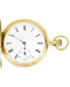 Patek Philippe. A Rare Gold Quarter Repeater Half Hunter Pocket Watch C1880s