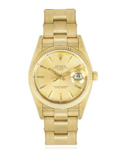 Rolex Date Yellow Gold 15238