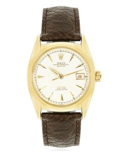 Rolex Vintage Datejust Yellow Gold Red 6104