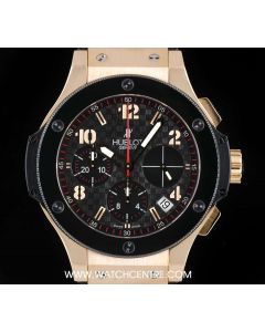 Hublot Big Bang Rose Gold /Ceramic Black Dial 44mm Watch B/P 301.PB.130.RX