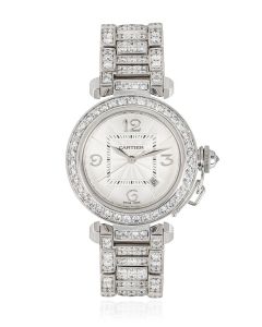 Cartier Pasha White Gold Diamond Set WJ1016M9/2398