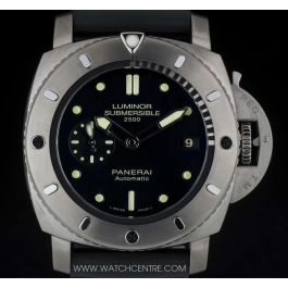 Panerai Titanium Luminor Submersible 1950 2500m 3 Days Titanio B P