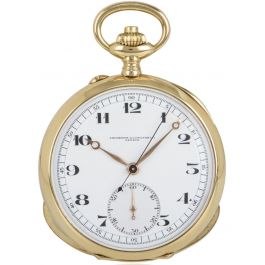 Vacheron Constantin Open Face Chronograph Pocket Watch