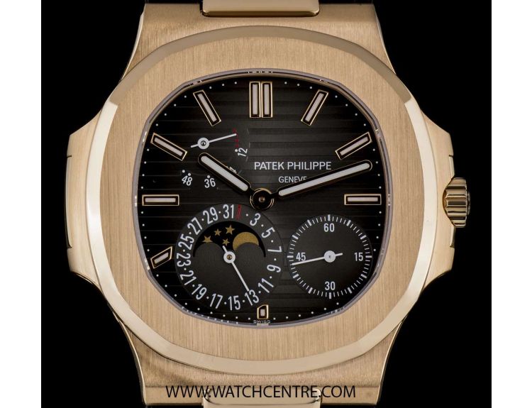 Patek philippe nautilus 18k rose outlet gold