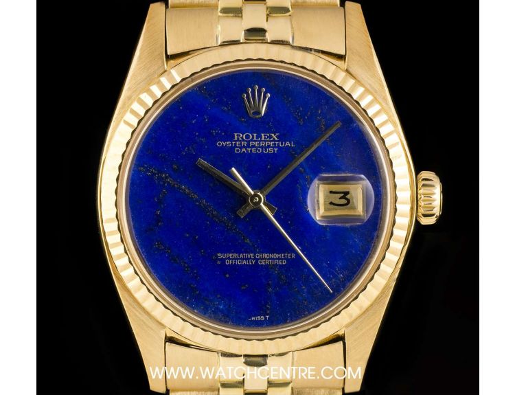 Rolex Datejust Yellow Gold 1601 Silver Dial