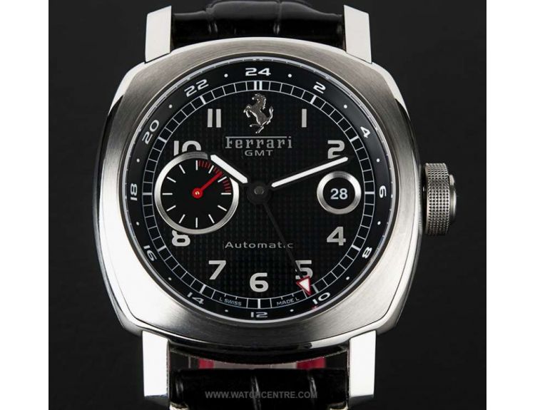 Panerai Ferrari S S Black Dial GT GMT B P FER00003 Watch Centre