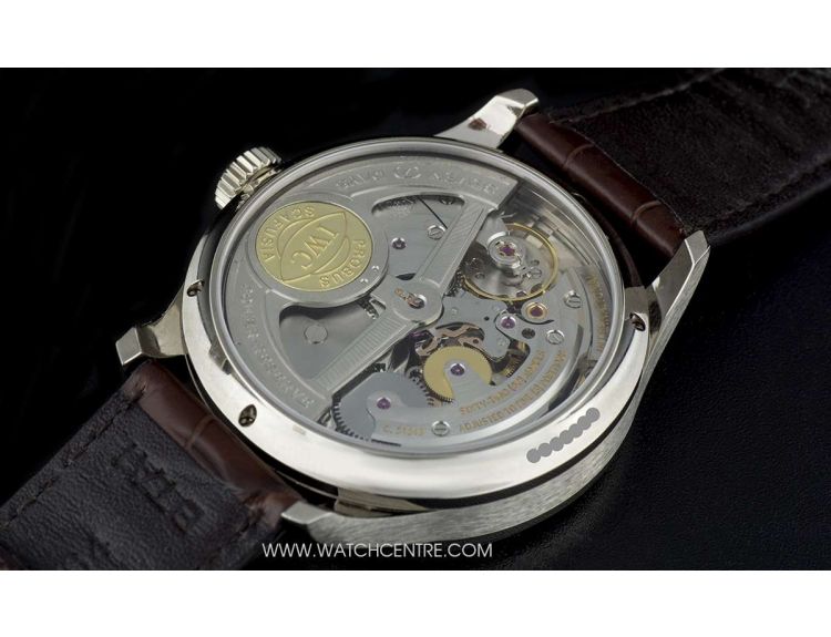 IWC 18k White Gold Grey Dial Perpetual Calendar Portuguese B P IW502307 Watch Centre