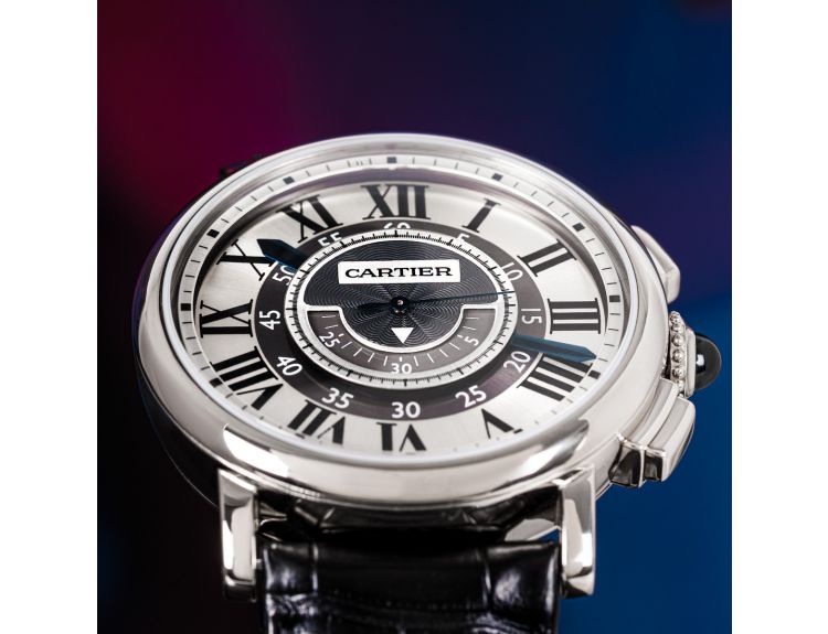 Cartier Rotonde De Cartier Central Chronograph 42mm White Gold W1556051 WatchCentre Watch Centre