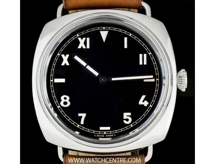 Panerai S S Black California Dial Radiomir 1936 Gents 47MM B P