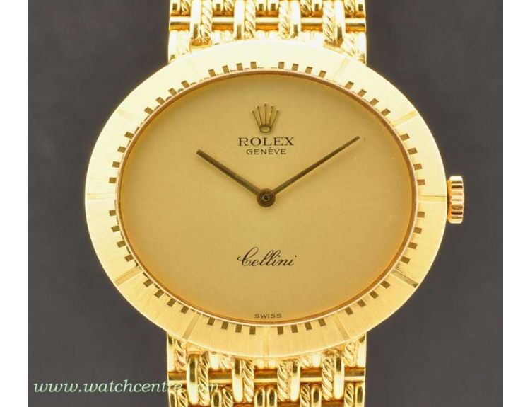 Rolex 18k Yellow Gold Champagne dial Ladies Cellini 4083 Watch