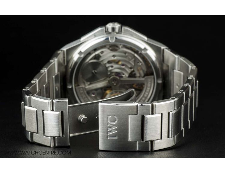 IWC Stainless Steel Black Dial Big Ingenieur Power Reserve B P IW500505