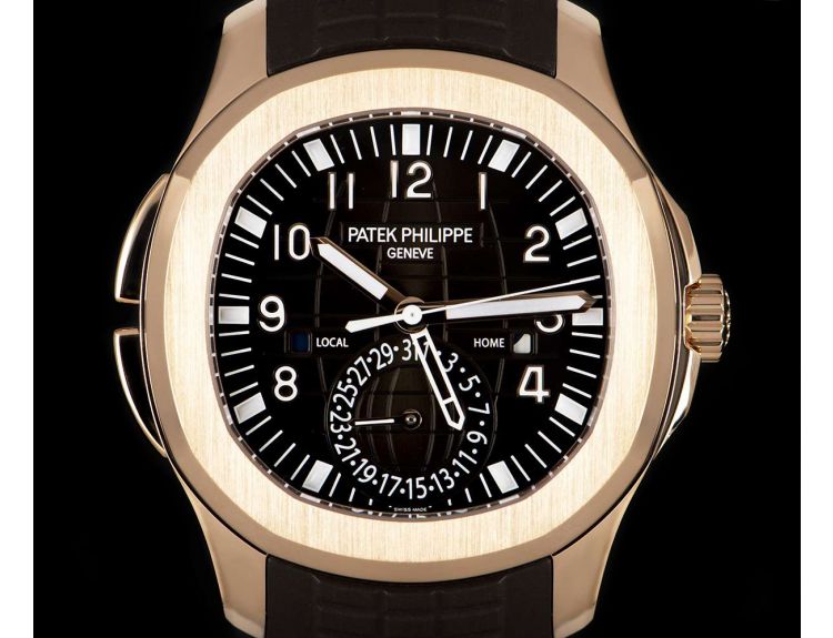 Patek Philippe Aquanaut Rose Gold 5164r 001 Watch Centre