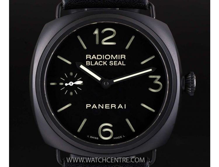 Panerai Ceramic Black Dial Radiomir Black Seal PAM00292 Watch Centre