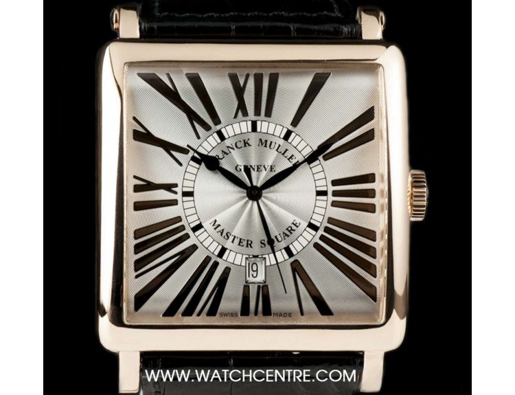 Franck Muller 18k Rose Gold Master Square Relief B P 6000K SC DT