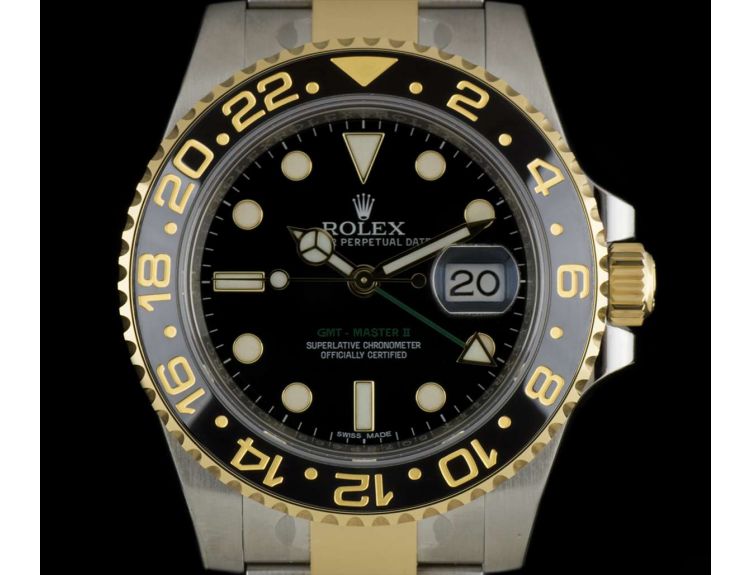 Rolex gmt master ii oro hot sale