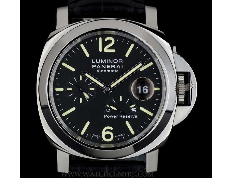 Panerai S/S Luminor Power Reserve Gents Watch B&P PAM00090 | Watch