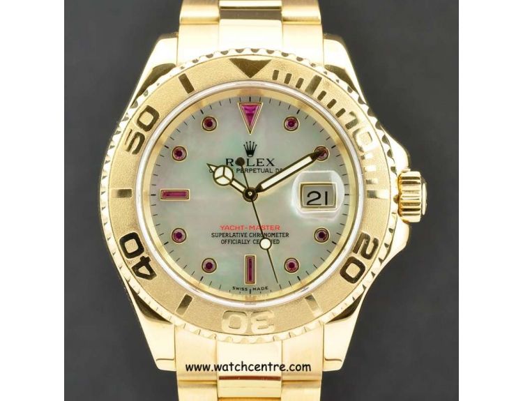 rolex yacht master ruby dial