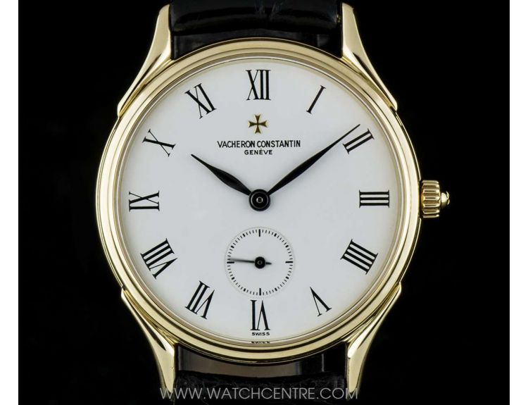 Vacheron Constantin 18k Y G White Roman Dial Le Historiques B P