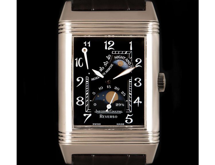 Jaeger LeCoultre Reverso Day Night White Gold 270.3.63 Watch