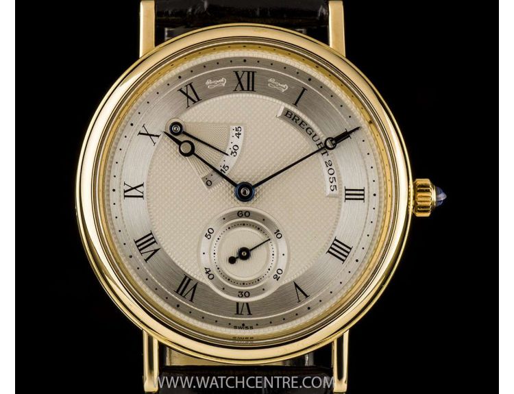 Breguet 18k Y G Classique Power Reserve Gents Wristwatch 3380