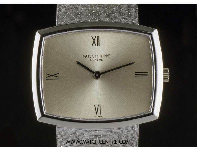 Patek Philippe 18k White Gold Manual Wind Gents B&P 3528/1 | Watch Centre