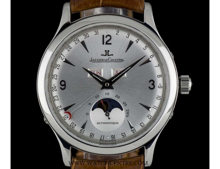 Jaeger LeCoultre S S Master Moon Triple Date Moonphase B P 140.8