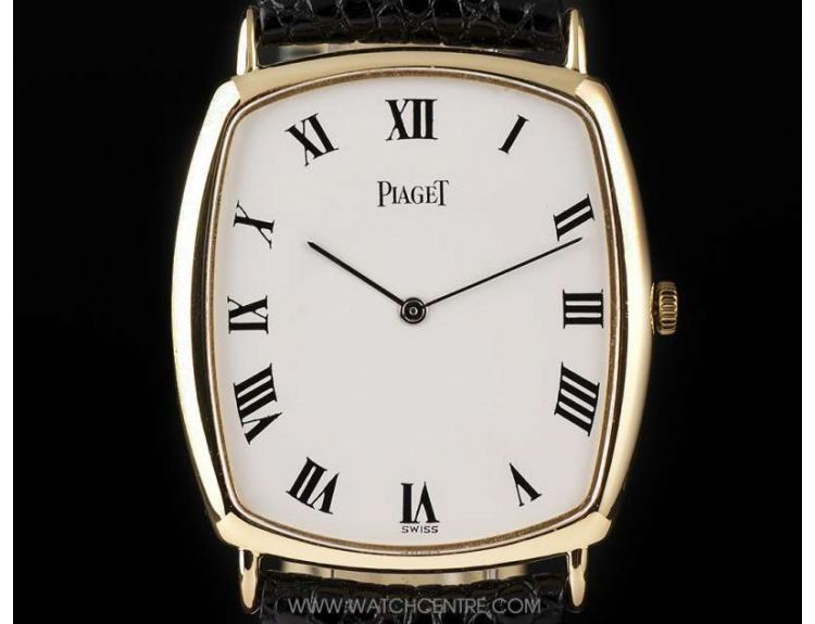 Piaget 18k Yellow Gold Manual Wind Gents Watch 9742 Watch Centre