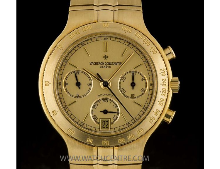 Vacheron Constantin 18k Y G Champagne Dial Phidias Chrono 49001 967J