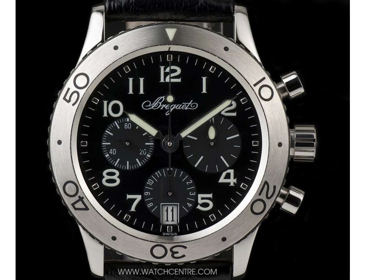 Breguet Stainless Steel Type XX Transatlantique Flyback 3820ST H2