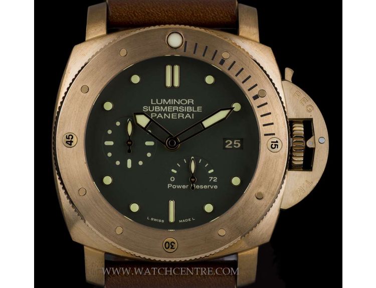 Panerai Bronze Luminor Submersible Power Reserve Bronzo 47mm B P PAM00507