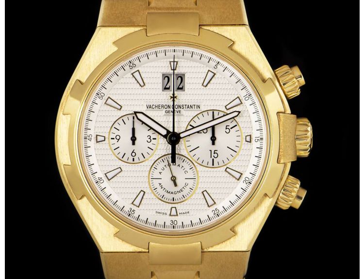 Vacheron Constantin Overseas Gold Bracelet Watch 49150/B01J-9215