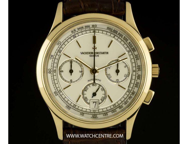 Vacheron Constantin 18k Y G Porcelain Dial Les Historique 49002 000J 3