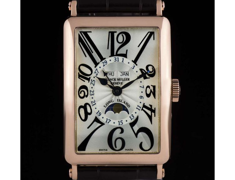 Franck Muller 18k R G Long Island Master Calendar Moonphase 1200 MCL B P