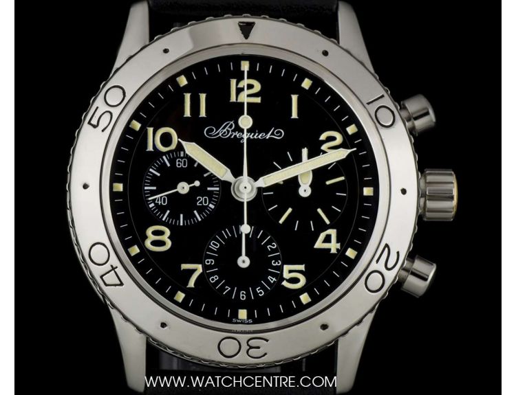 Breguet S S Flyback Chrono Aeronavale Type XX B P 3800ST 92 3W6