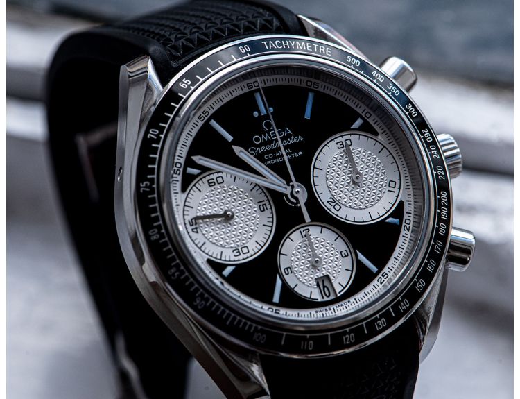 Omega speedmaster racing black on sale dial