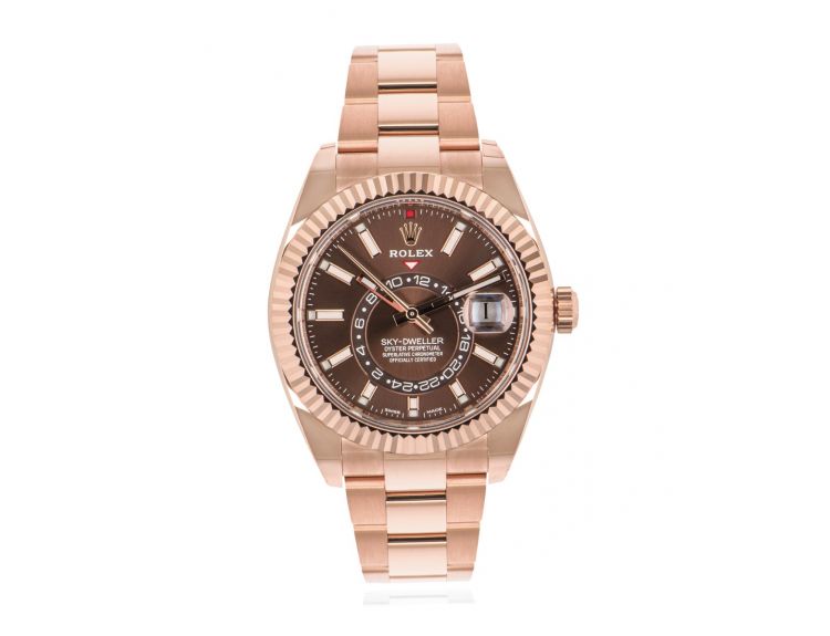 Sky dweller clearance chocolate dial