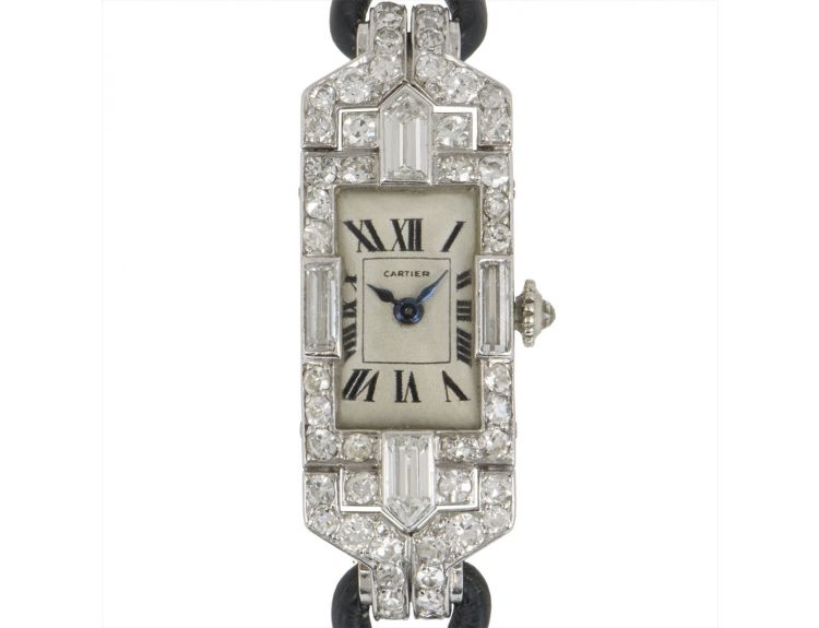 Cartier art deco watch on sale