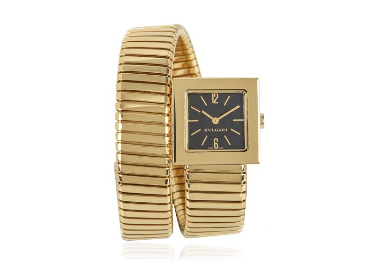 Bvlgari Tubogas Quadrato Yellow Gold SQ221TG | Watch Centre