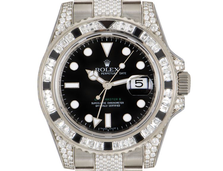 Rolex GMT Master II Diamond Sapphire Set 116759SANR