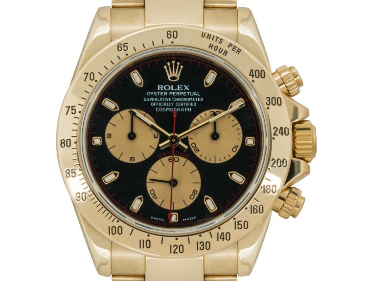 Rolex Daytona 40mm Paul Newman Dial Yellow Gold 116528 WatchCentre Watch Centre