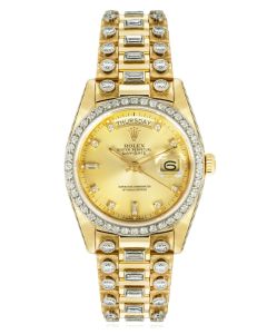 Rolex Rare Day-Date Octopus Diamond Set 18048