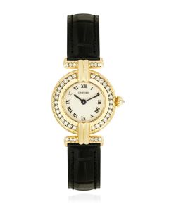 Cartier Colisee B Yellow Gold Diamond Set 2997